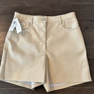 Wilfred Melina 5” Faux Leather Shorts NEW WITH TAGS